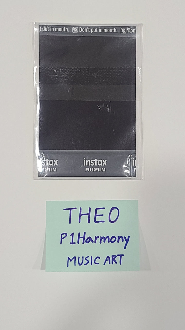 THEO (Of P1Harmony) 'HARMONY : ALL IN' - Hand Autographed(Signed) Polaroid - HALLYUSUPERSTORE
