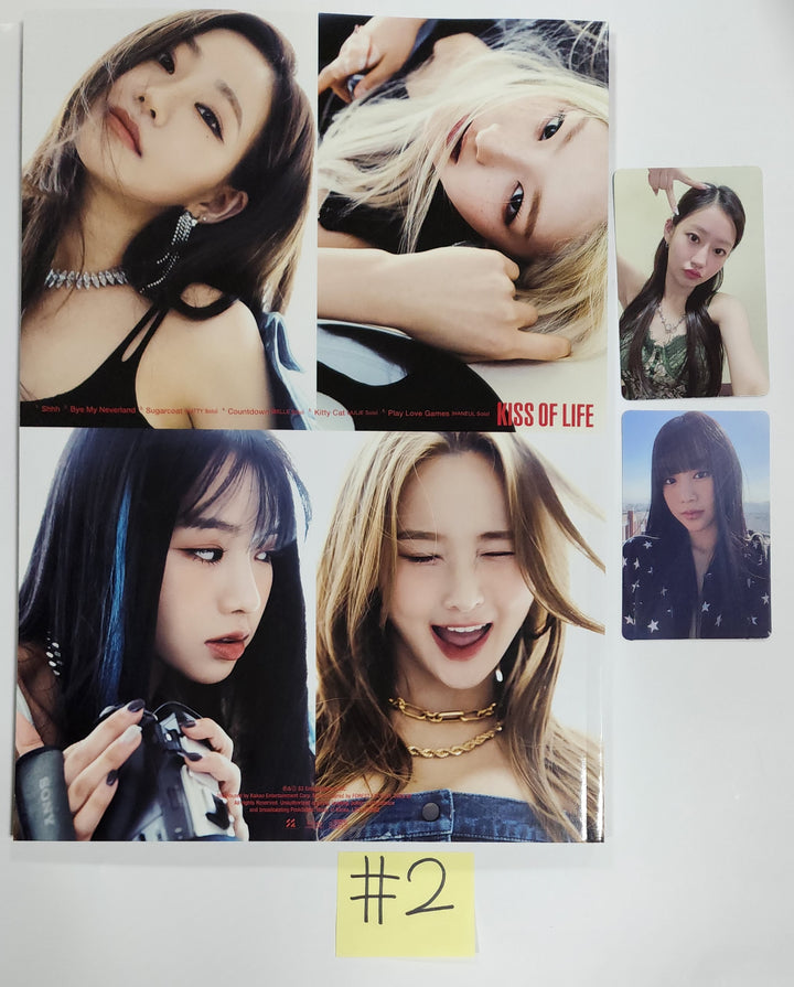 KISS OF LIFE "KISS OF LIFE"- Hand Autographed(Signed) Promo Album - HALLYUSUPERSTORE