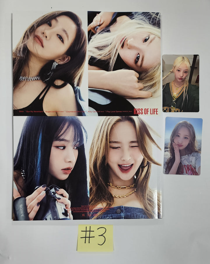 KISS OF LIFE "KISS OF LIFE"- Hand Autographed(Signed) Promo Album - HALLYUSUPERSTORE