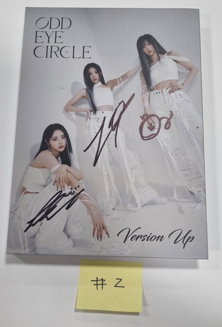 ODD EYE CIRCLE "Version Up"- Hand Autographed(Signed) Promo Album - HALLYUSUPERSTORE