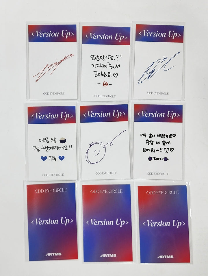 ODD EYE CIRCLE "Version Up"- Ktown4U Lucky Draw & Drink Event Polaroid Type Photocard - HALLYUSUPERSTORE
