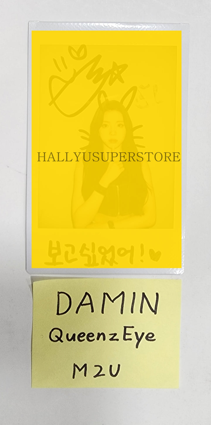 Damin (Of Queenz Eye) "UNI-Q" - Hand Autographed(Signed) Polaroid - HALLYUSUPERSTORE