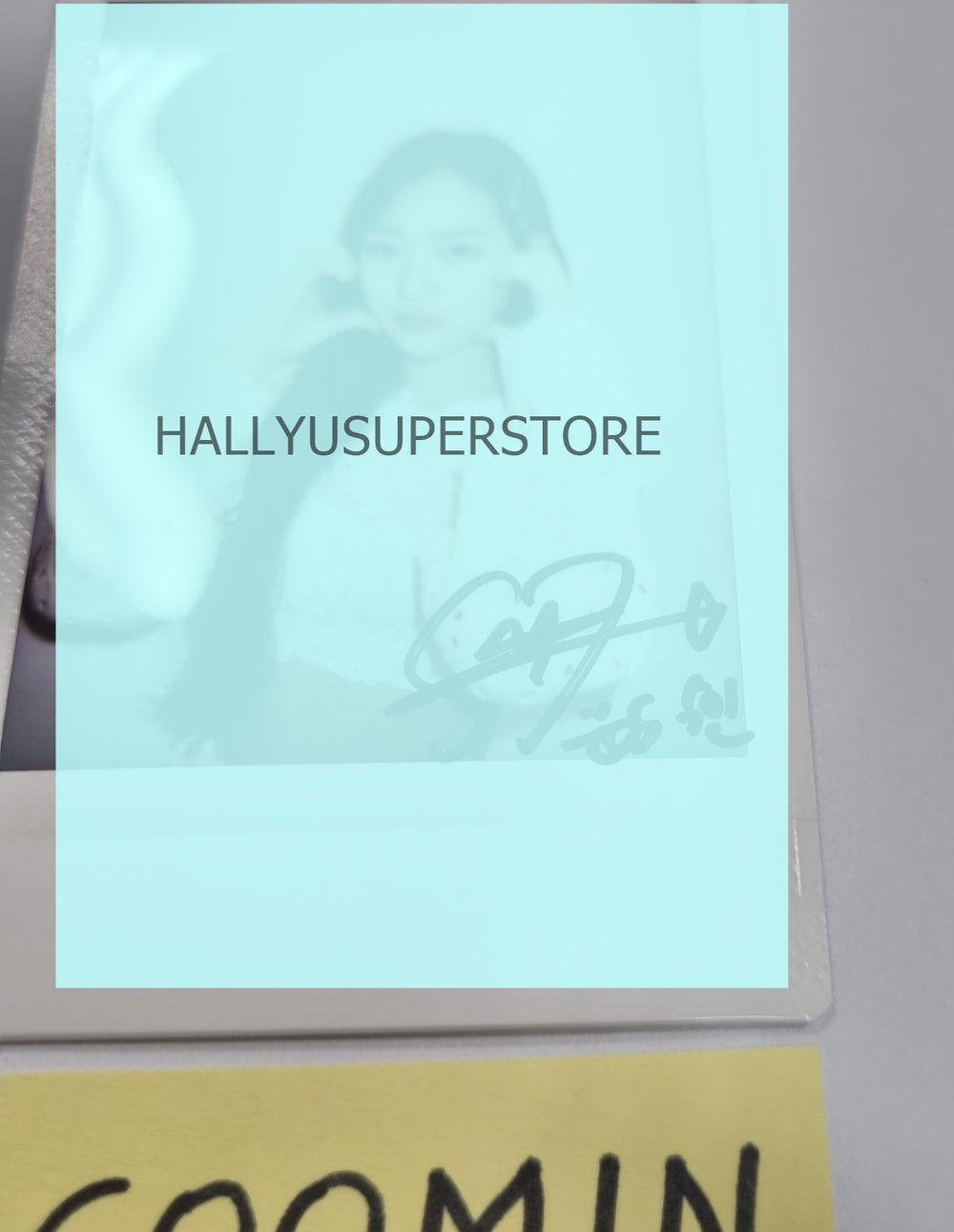 SOOMIN (Of +(KR)ystal Eyes) "AESTHETIC" - Hand Autographed(Signed) Polaroid - HALLYUSUPERSTORE