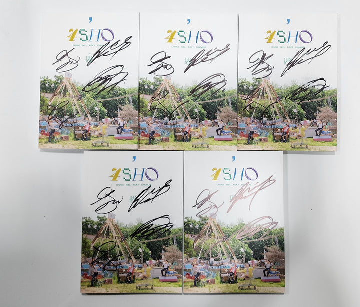 TEEN TOP "4SHO" - Hand Autographed(Signed) Promo Album - HALLYUSUPERSTORE