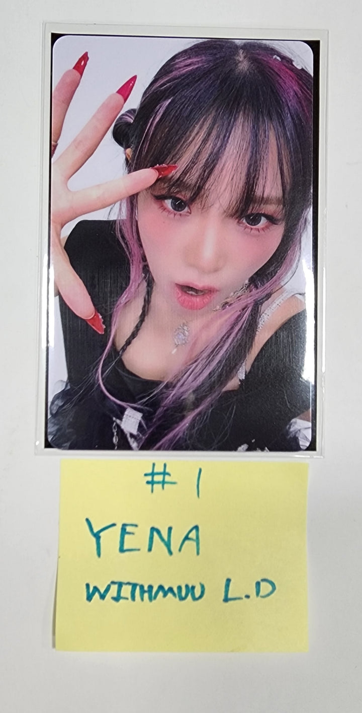 Yena "HATE XX" - Withmuu Lucky Draw Event PVC Photocard - HALLYUSUPERSTORE