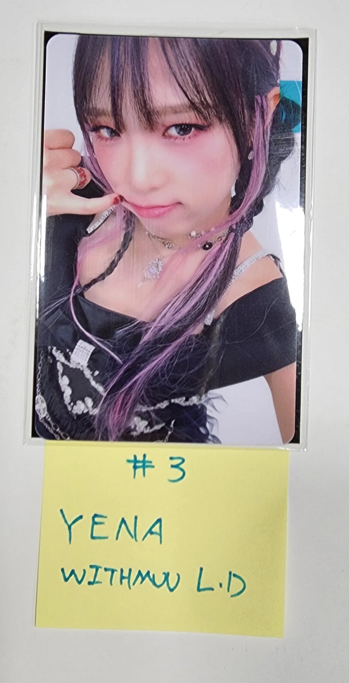Yena "HATE XX" - Withmuu Lucky Draw Event PVC Photocard - HALLYUSUPERSTORE