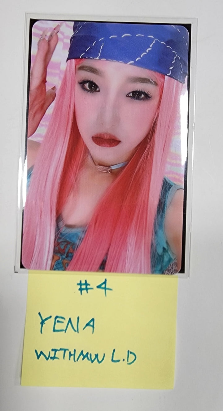 Yena "HATE XX" - Withmuu Lucky Draw Event PVC Photocard - HALLYUSUPERSTORE
