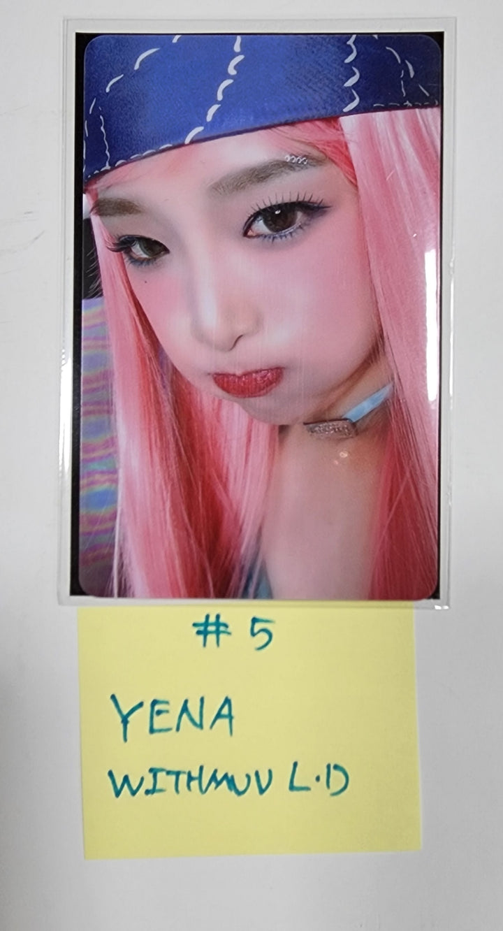 Yena "HATE XX" - Withmuu Lucky Draw Event PVC Photocard - HALLYUSUPERSTORE