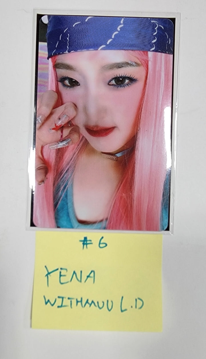 Yena "HATE XX" - Withmuu Lucky Draw Event PVC Photocard - HALLYUSUPERSTORE