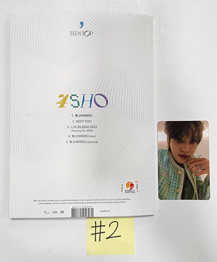 TEEN TOP "4SHO" - Hand Autographed(Signed) Promo Album - HALLYUSUPERSTORE