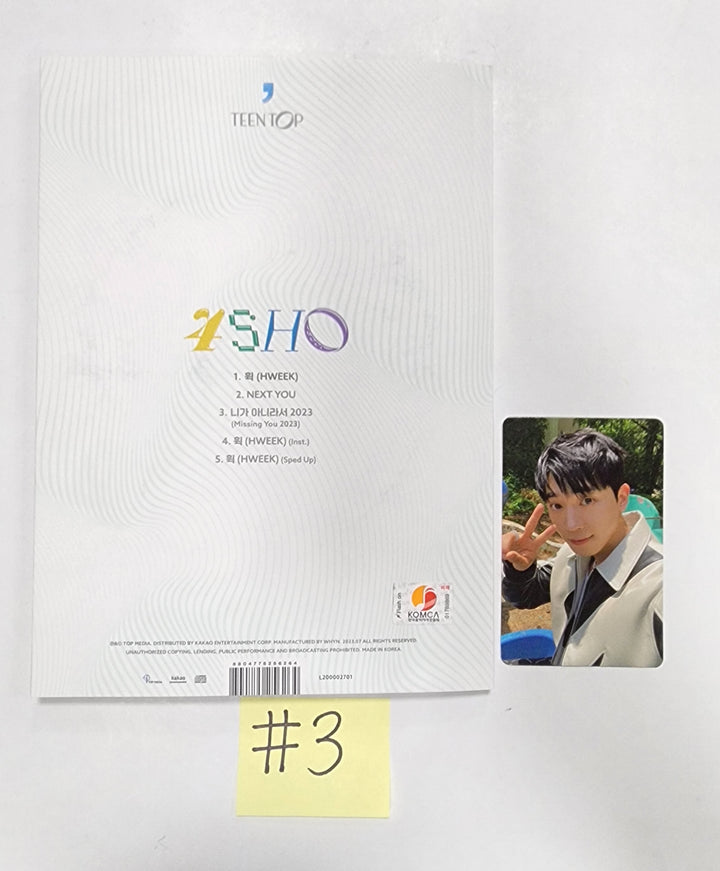 TEEN TOP "4SHO" - Hand Autographed(Signed) Promo Album - HALLYUSUPERSTORE