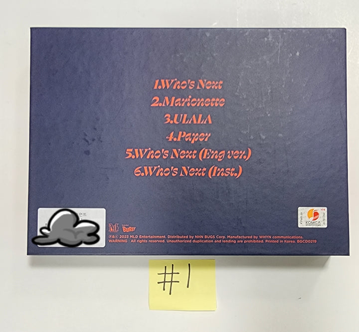 Lapillus "GIRL's ROUND Part. 2" - Hand Autographed(Signed) Promo Album - HALLYUSUPERSTORE