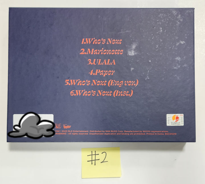 Lapillus "GIRL's ROUND Part. 2" - Hand Autographed(Signed) Promo Album - HALLYUSUPERSTORE