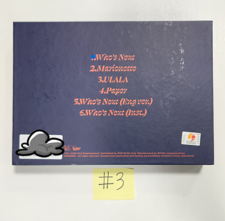 Lapillus "GIRL's ROUND Part. 2" - Hand Autographed(Signed) Promo Album - HALLYUSUPERSTORE