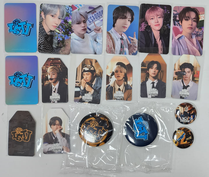 NCT Dream "ISTJ" - Everline Lucky Draw Event Photocard, Paper Tag, Can Mirror, Pin Button - HALLYUSUPERSTORE