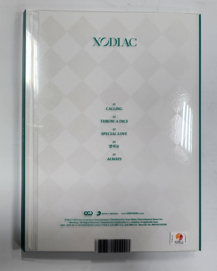 XODIAC "Throw a Dice" - Hand Autographed(Signed) Album - HALLYUSUPERSTORE