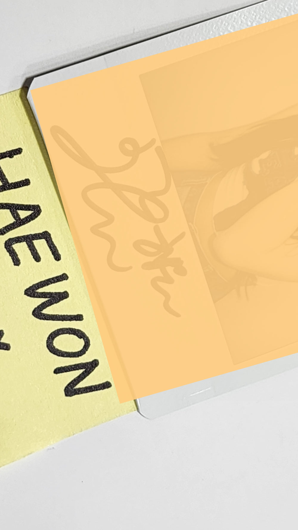 Haewon (Of NMIXX) "A Midsummer NMIXX’s Dream" - Hand Autographed(Signed) Polaroid - HALLYUSUPERSTORE