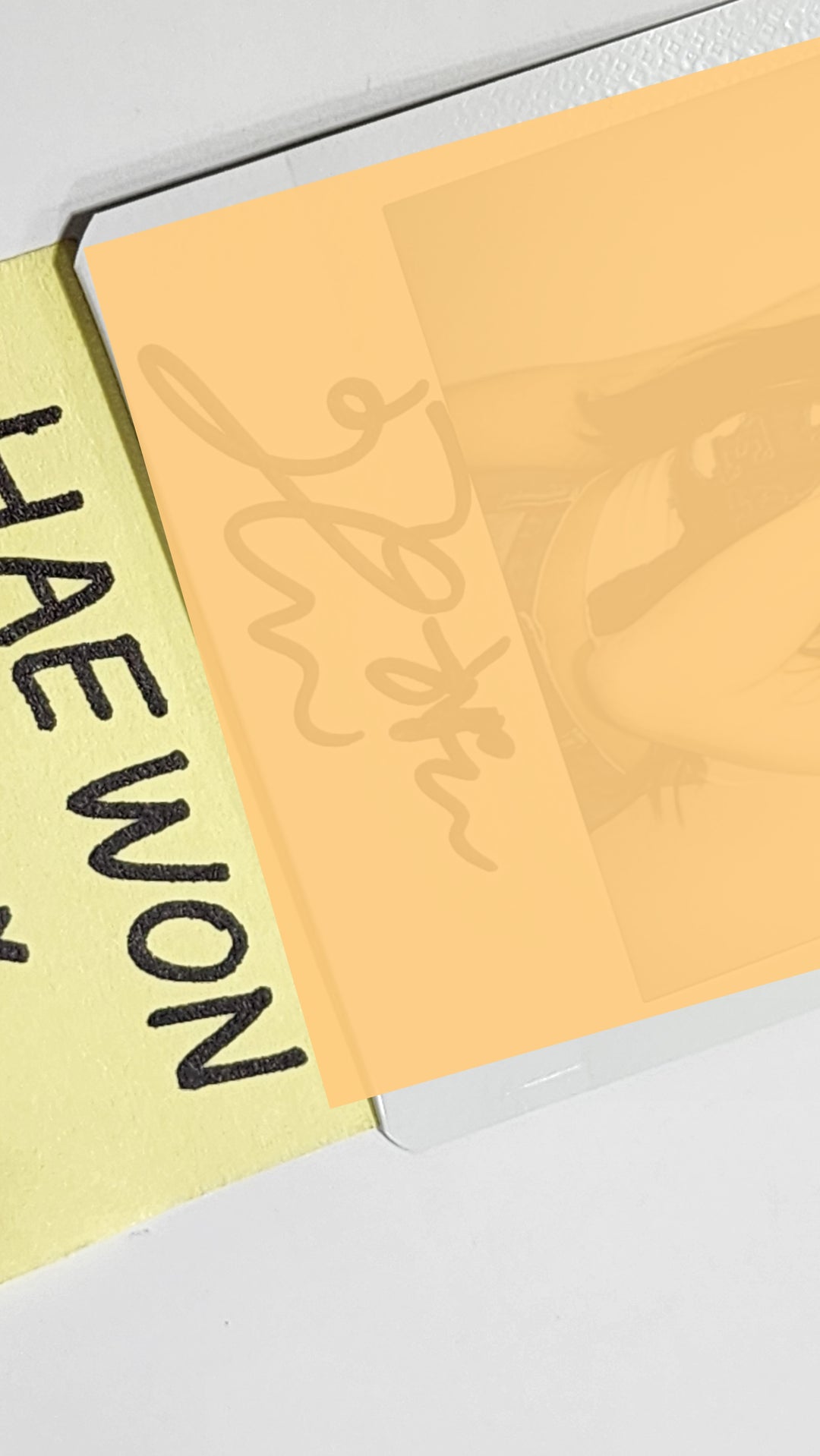 Haewon (Of NMIXX) "A Midsummer NMIXX’s Dream" - Hand Autographed(Signed) Polaroid - HALLYUSUPERSTORE