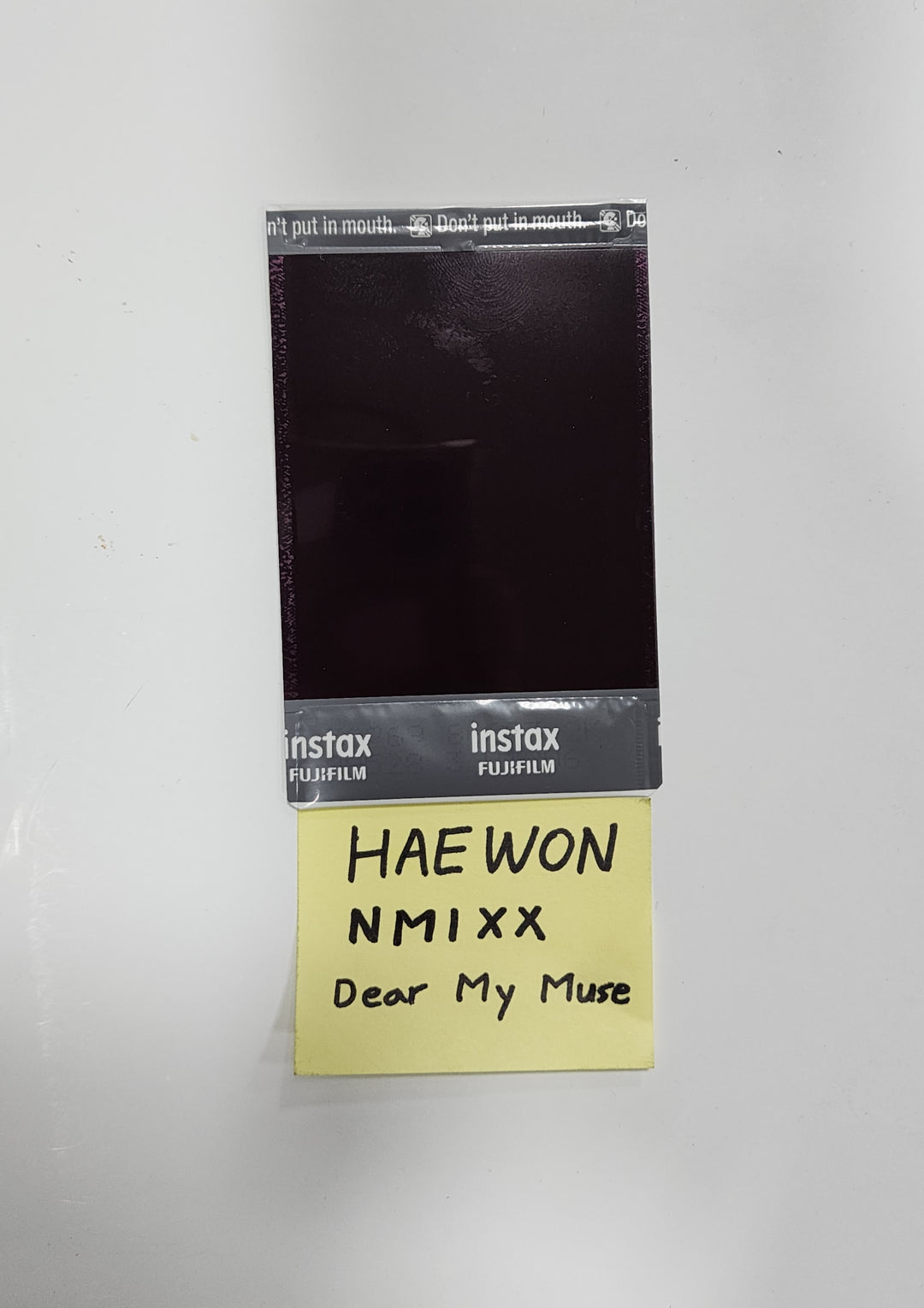 Haewon (Of NMIXX) "A Midsummer NMIXX’s Dream" - Hand Autographed(Signed) Polaroid - HALLYUSUPERSTORE