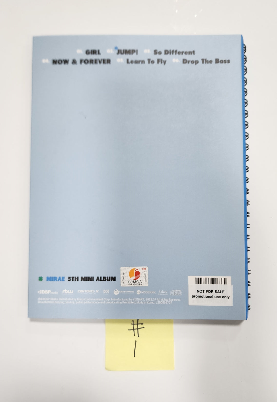 MIRAE "Boys will be Boys" - Hand Autographed(Signed) Promo Album - HALLYUSUPERSTORE