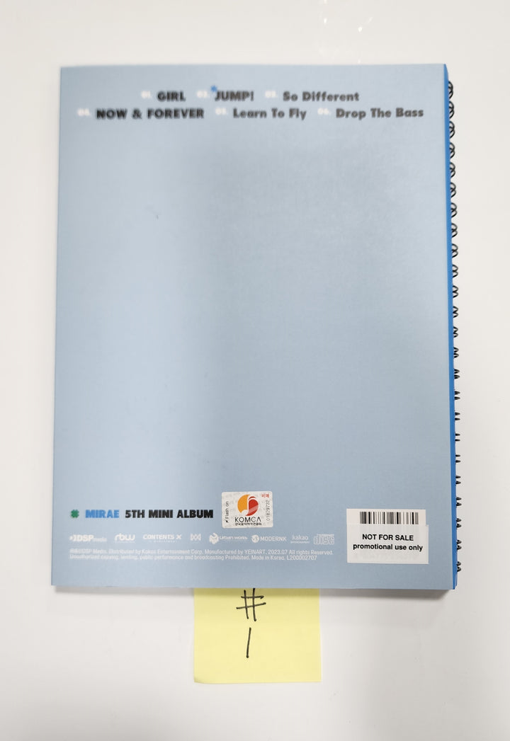 MIRAE "Boys will be Boys" - Hand Autographed(Signed) Promo Album - HALLYUSUPERSTORE