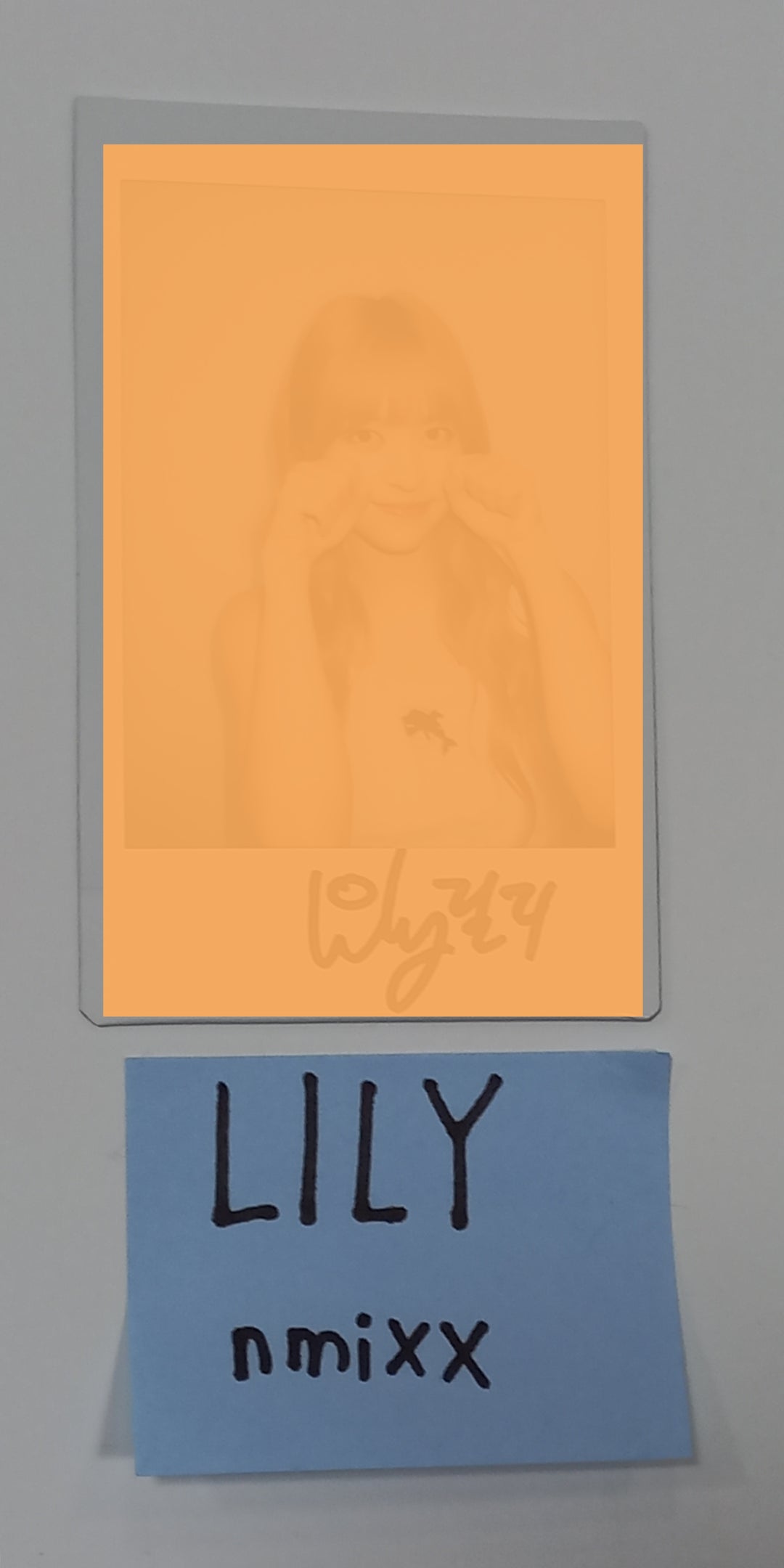 Lily (Of NMIXX) "A Midsummer NMIXX’s Dream" - Hand Autographed(Signed) Polaroid - HALLYUSUPERSTORE