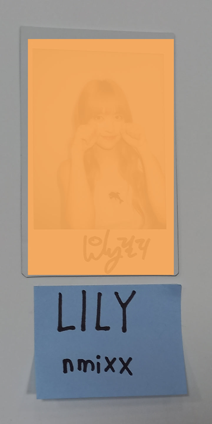 Lily (Of NMIXX) "A Midsummer NMIXX’s Dream" - Hand Autographed(Signed) Polaroid - HALLYUSUPERSTORE