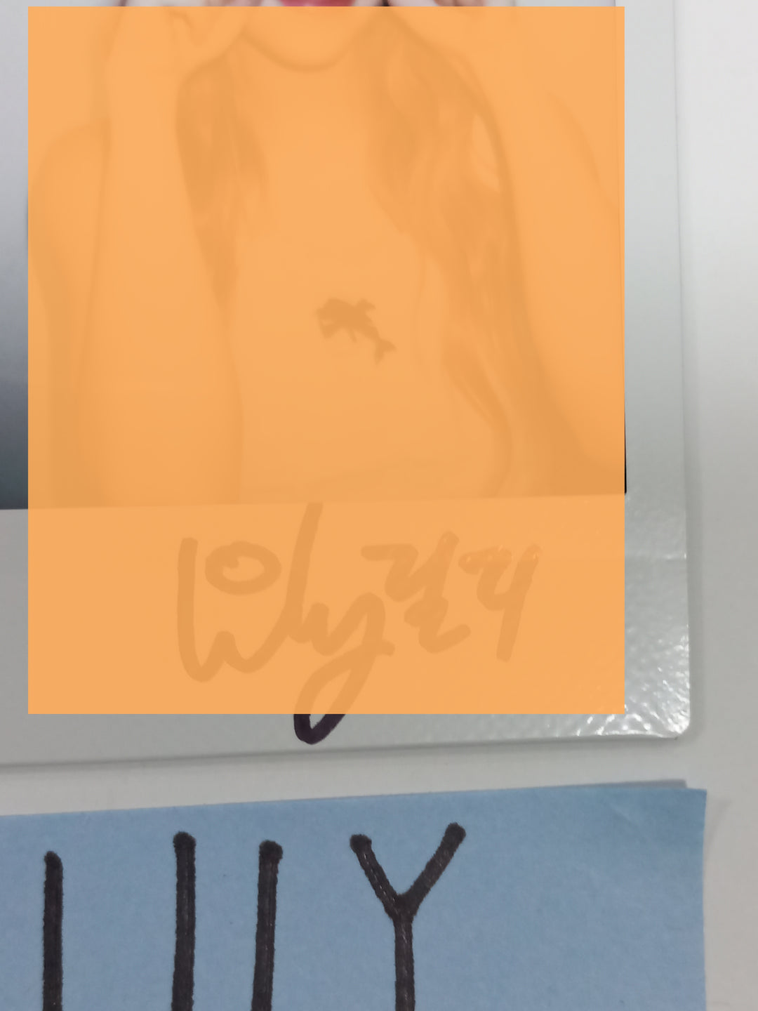 Lily (Of NMIXX) "A Midsummer NMIXX’s Dream" - Hand Autographed(Signed) Polaroid - HALLYUSUPERSTORE
