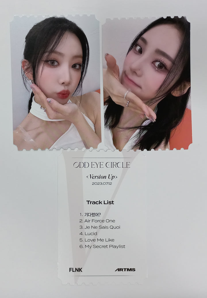 ODD EYE CIRCLE "Version Up"- FLNK Fansign Event Photo Ticket - HALLYUSUPERSTORE