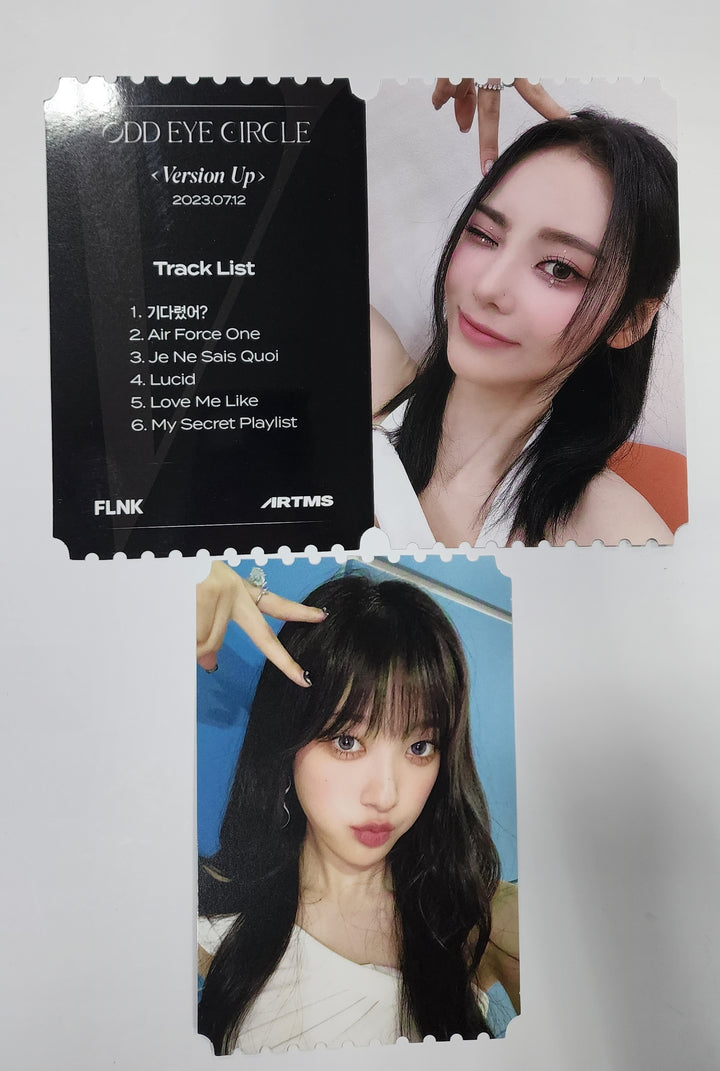 ODD EYE CIRCLE "Version Up"- FLNK Fansign Event Photo Ticket Round 2 - HALLYUSUPERSTORE