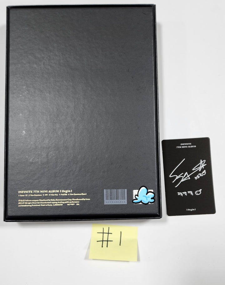 Infinite 7th mini "13egin" - Hand Autographed(Signed) Promo Album - HALLYUSUPERSTORE