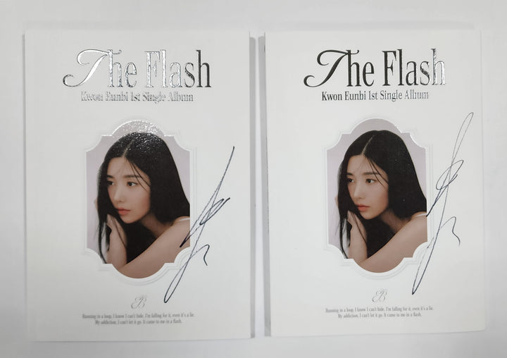 Kwon Eunbi 1st single "The Flash" - Hand Autographed(Signed) Promo Album - HALLYUSUPERSTORE