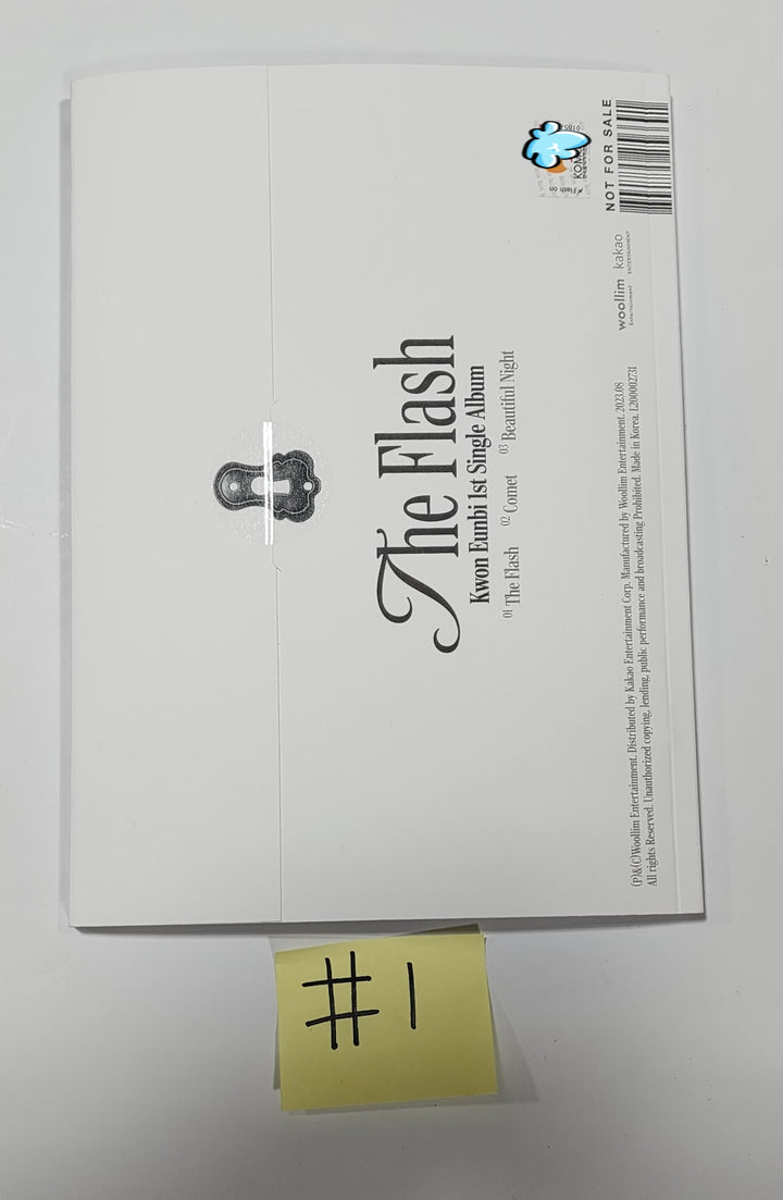 Kwon Eunbi 1st single "The Flash" - Hand Autographed(Signed) Promo Album - HALLYUSUPERSTORE
