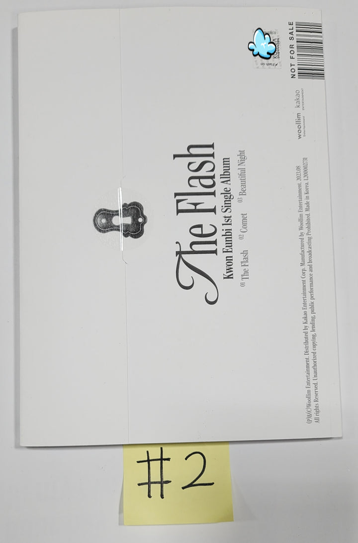 Kwon Eunbi 1st single "The Flash" - Hand Autographed(Signed) Promo Album - HALLYUSUPERSTORE
