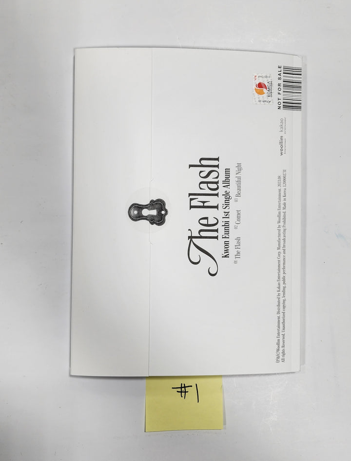 Kwon Eunbi 1st single "The Flash" - Hand Autographed(Signed) Promo Album - HALLYUSUPERSTORE
