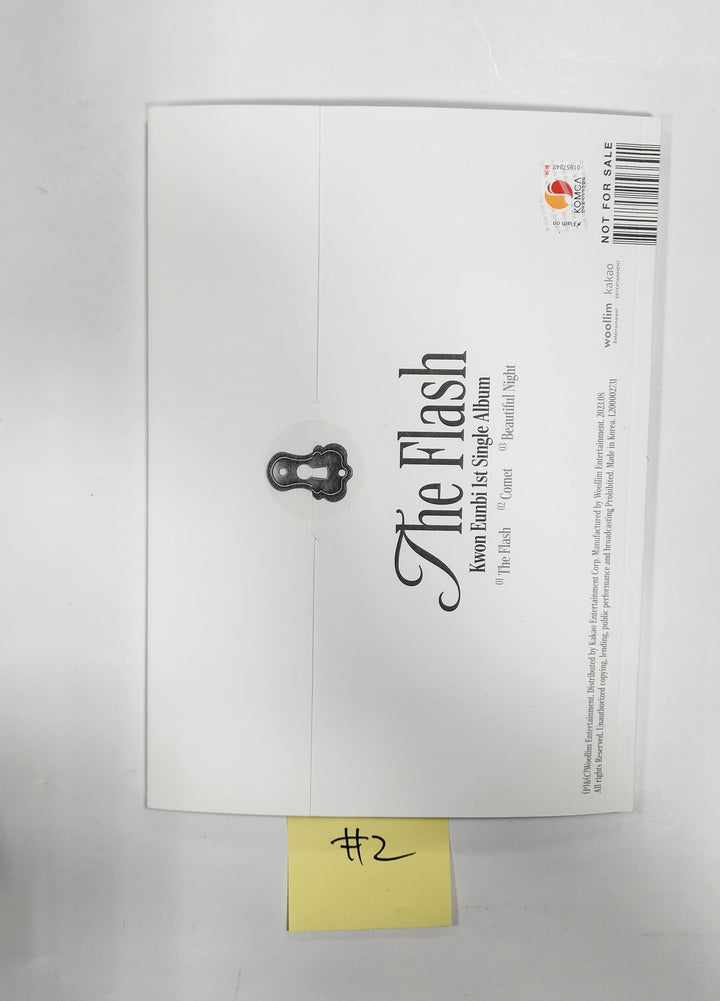 Kwon Eunbi 1st single "The Flash" - Hand Autographed(Signed) Promo Album - HALLYUSUPERSTORE
