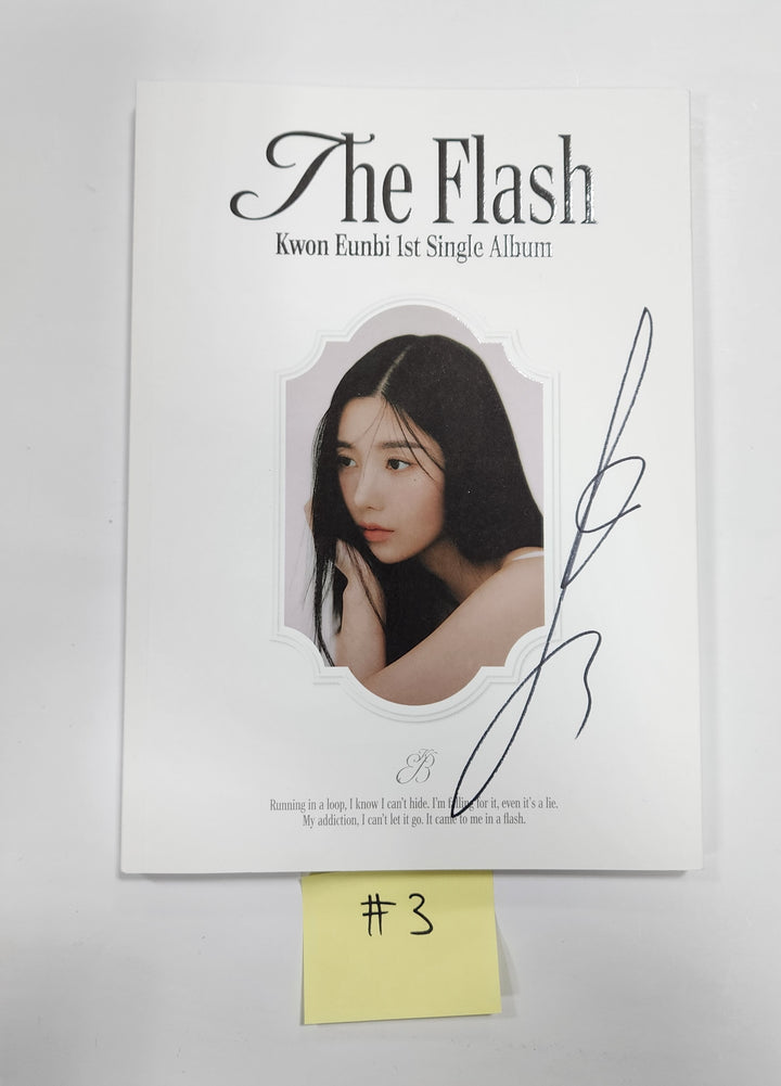 Kwon Eunbi 1st single "The Flash" - Hand Autographed(Signed) Promo Album - HALLYUSUPERSTORE