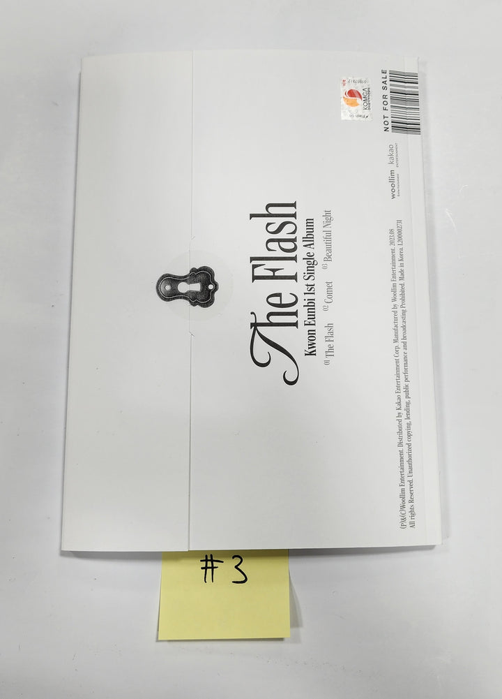 Kwon Eunbi 1st single "The Flash" - Hand Autographed(Signed) Promo Album - HALLYUSUPERSTORE