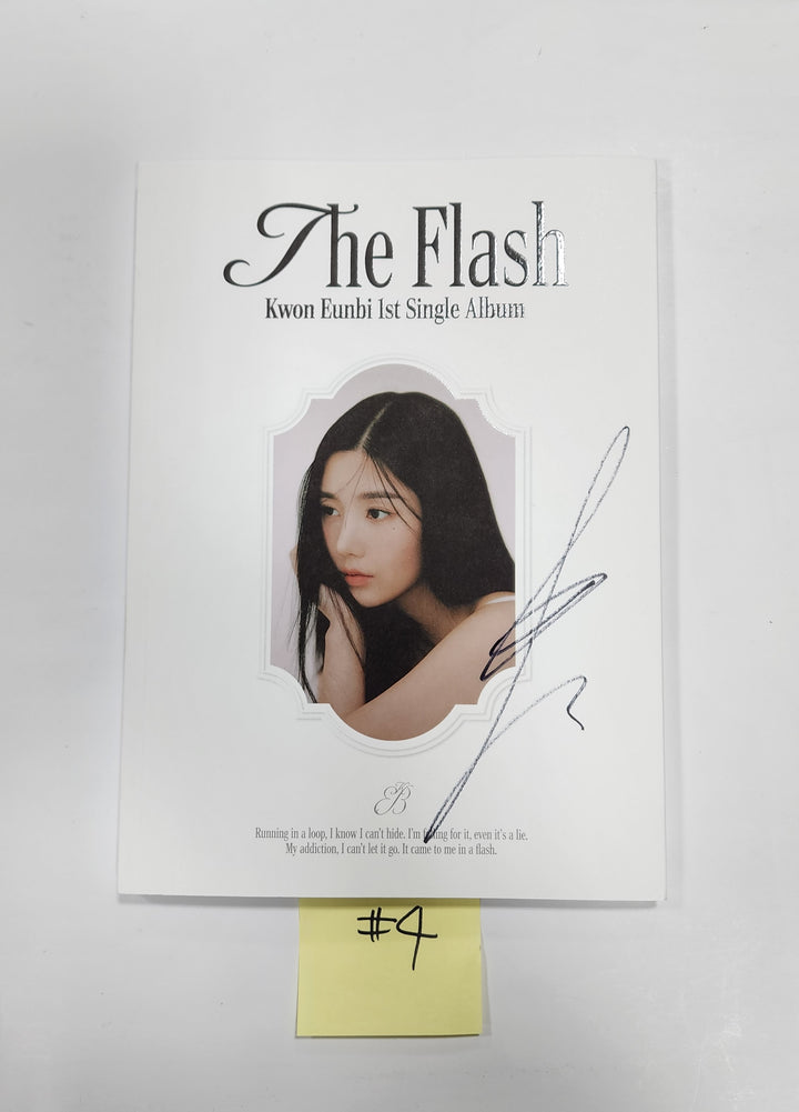 Kwon Eunbi 1st single "The Flash" - Hand Autographed(Signed) Promo Album - HALLYUSUPERSTORE
