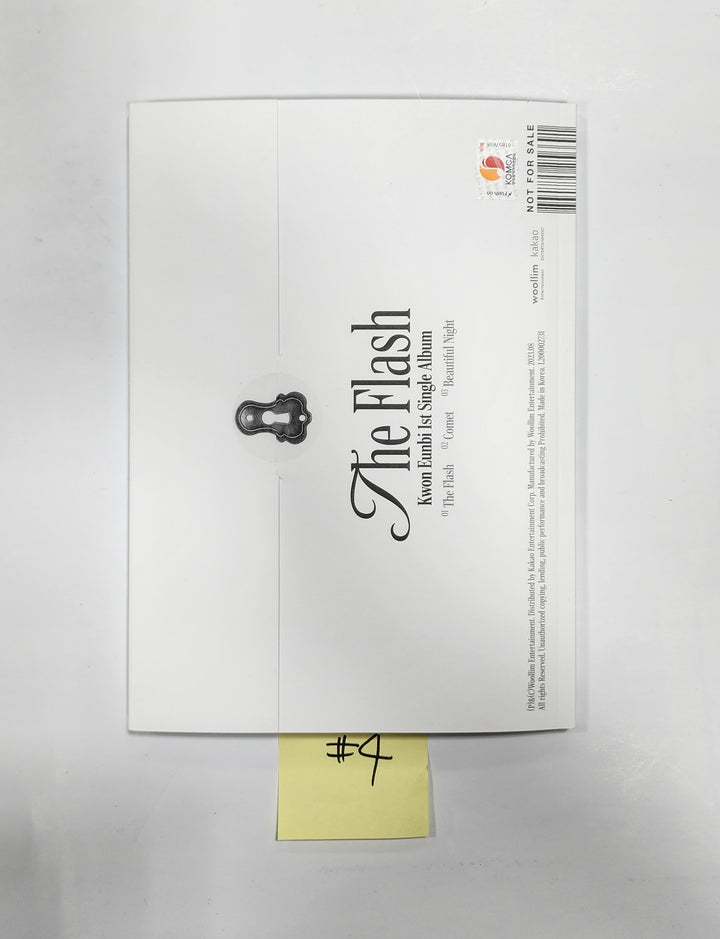 Kwon Eunbi 1st single "The Flash" - Hand Autographed(Signed) Promo Album - HALLYUSUPERSTORE