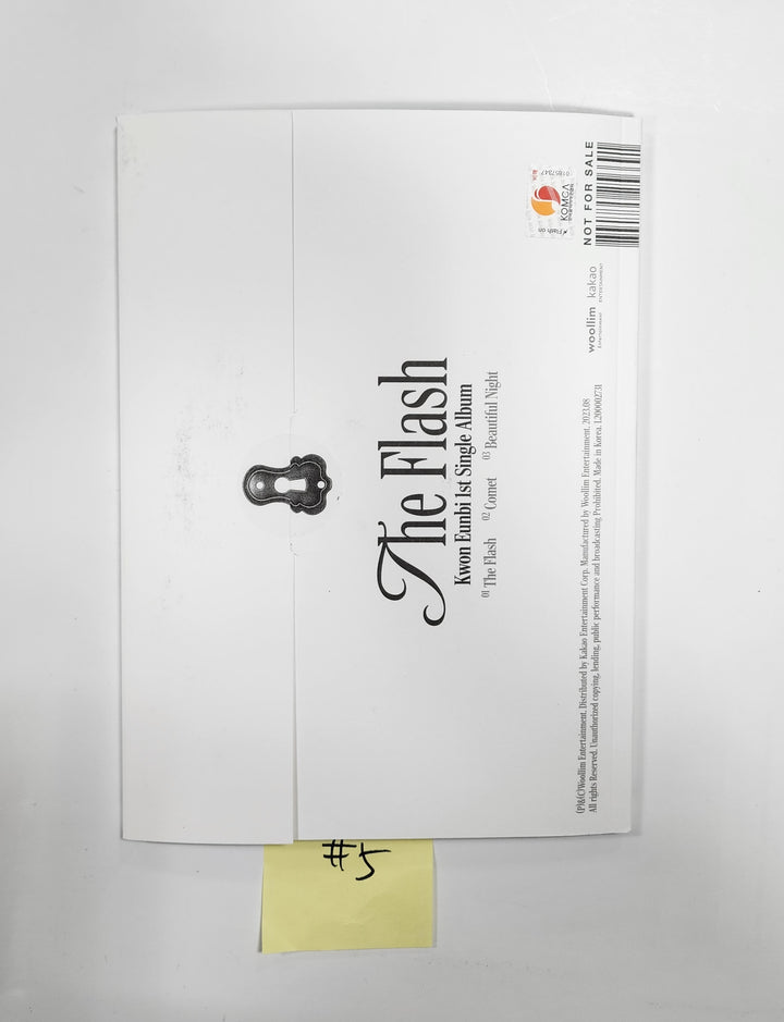 Kwon Eunbi 1st single "The Flash" - Hand Autographed(Signed) Promo Album - HALLYUSUPERSTORE