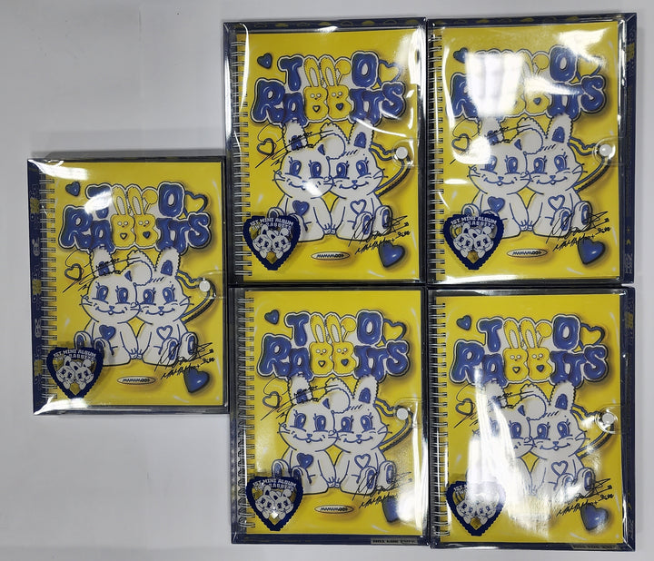 Mamamoo+ "Two Rabbits" - Autographed(Printed Signed) Promo Album - Must Read ! - HALLYUSUPERSTORE