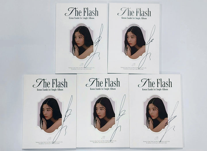 Kwon Eunbi 1st single "The Flash" - Hand Autographed(Signed) Promo Album - HALLYUSUPERSTORE