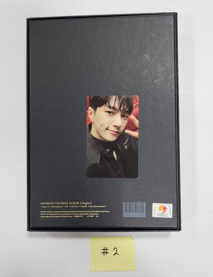 Infinite 7th mini "13egin" - Hand Autographed(Signed) Promo Album - HALLYUSUPERSTORE
