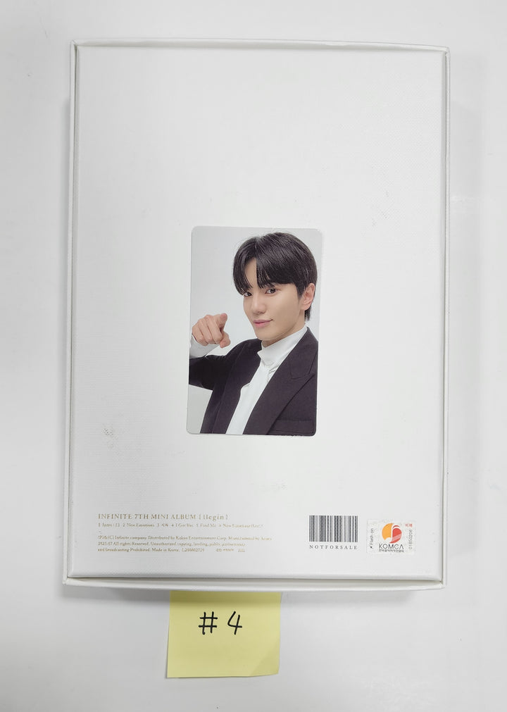 Infinite 7th mini "13egin" - Hand Autographed(Signed) Promo Album - HALLYUSUPERSTORE