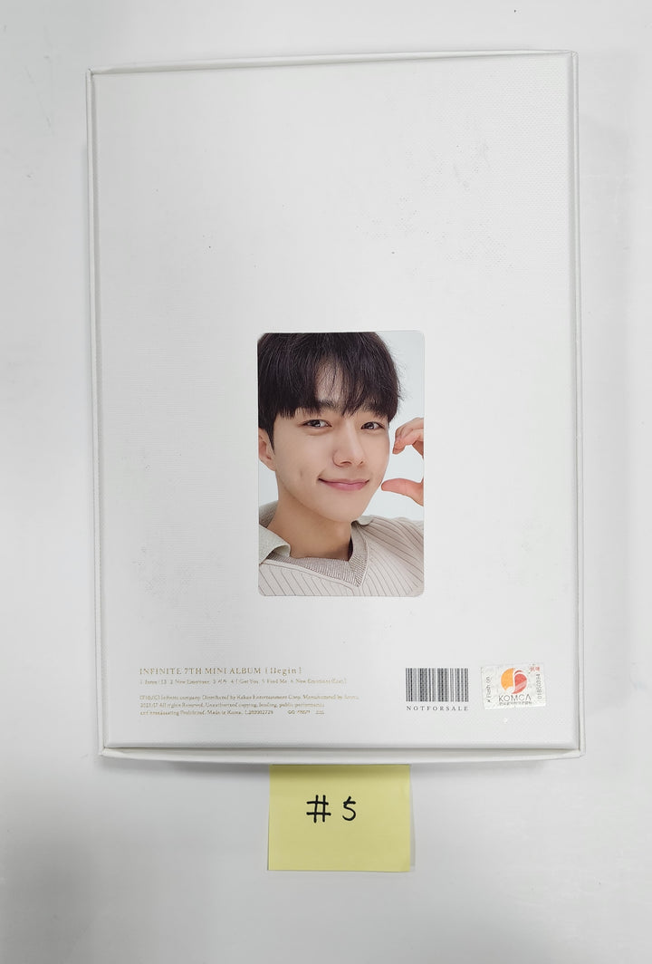 Infinite 7th mini "13egin" - Hand Autographed(Signed) Promo Album - HALLYUSUPERSTORE