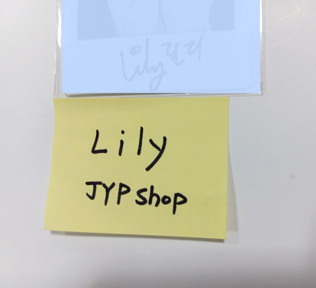 Lily (Of NMIXX) "A Midsummer NMIXX’s Dream" - Hand Autographed(Signed) Polaroid - HALLYUSUPERSTORE