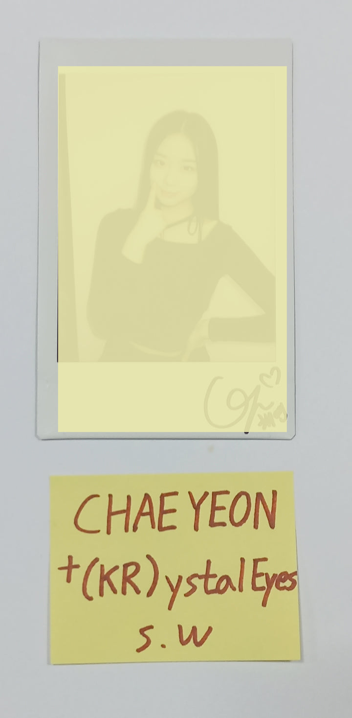 Chae Yeon (Of (KR)ystal Eyes) "AESTHETIC" - Hand Autographed(Signed) Polaroid - HALLYUSUPERSTORE
