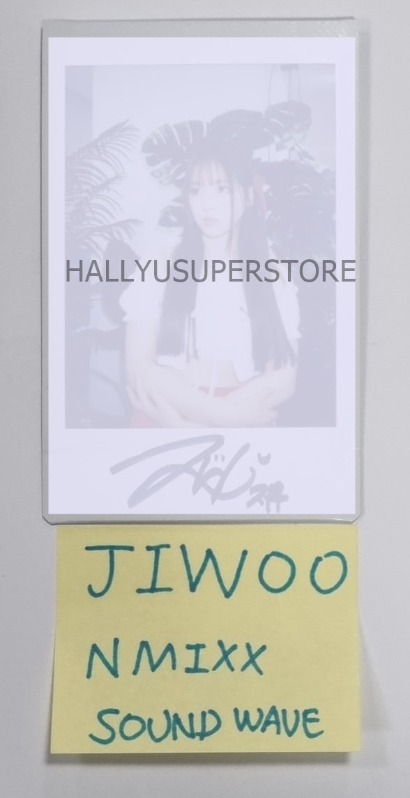 JIWOO (Of NMIXX) "A Midsummer NMIXX’s Dream" - Hand Autographed(Signed) Polaroid - HALLYUSUPERSTORE