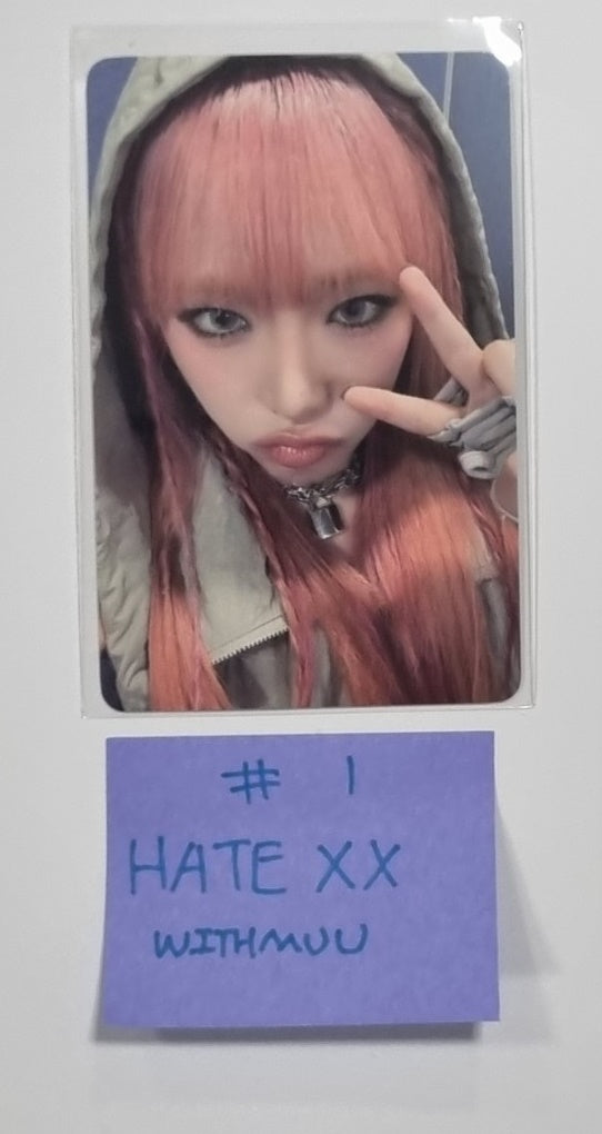 Yena "HATE XX" - Withmuu Fansign Event Photocard Round 2 - HALLYUSUPERSTORE